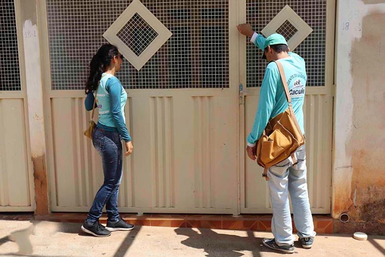 Agentes de endemias fazem mutirão de combate ao mosquito da dengue em Caculé