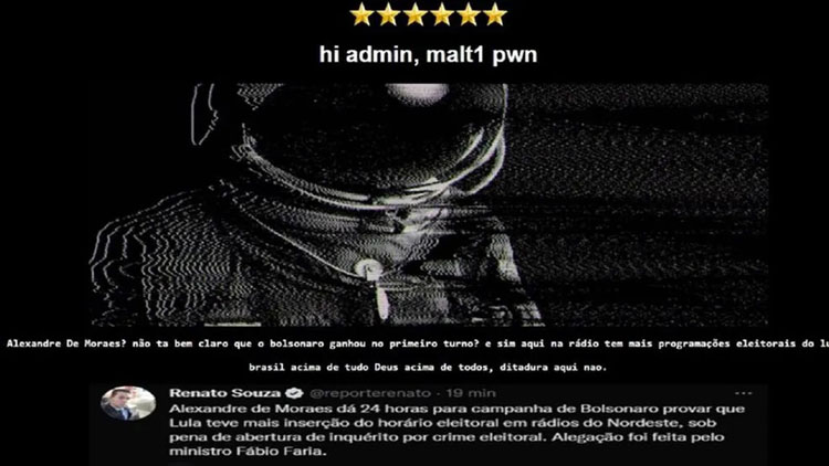 Site de rádio baiana relata ataque hacker com críticas ao Supremo Tribunal Federal