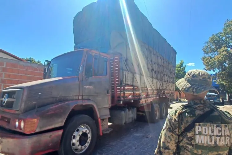 Carinhanha: Cippa apreende carga de carvão vegetal sem documentação obrigatória