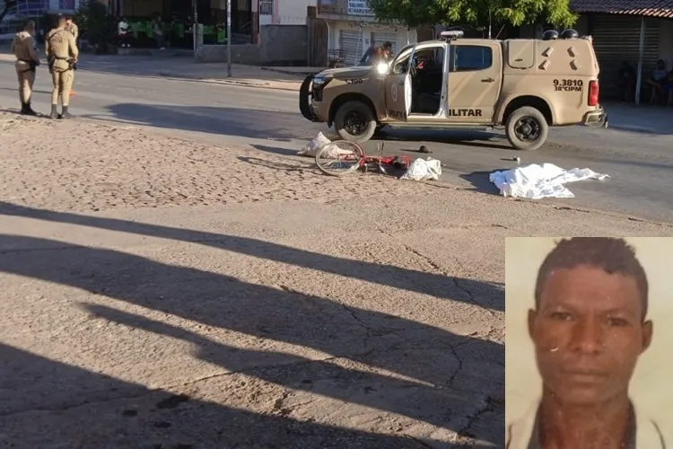 Ciclista morre atropelado por caminhão bitrem na BR-430 em Bom Jesus da Lapa