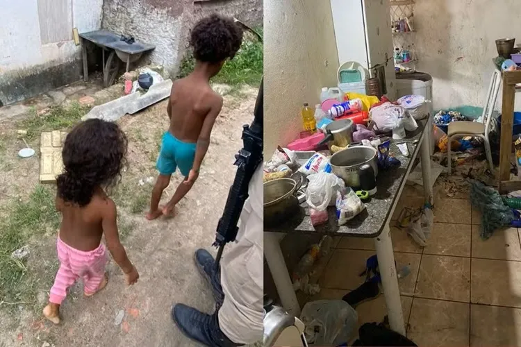Quatro crianças são resgatadas em condições insalubres em Camaçari