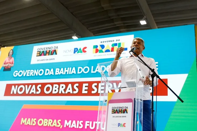 Jerônimo Rodrigues anuncia pacote de R$ 1,55 bilhão para 673 obras em 279 municípios da Bahia