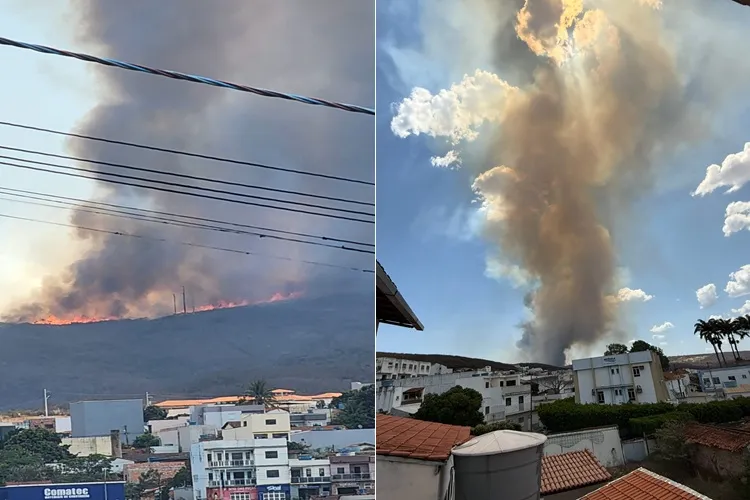Caetité calcula os prejuízos diante do grande incêndio que atingiu o Alto do Brás