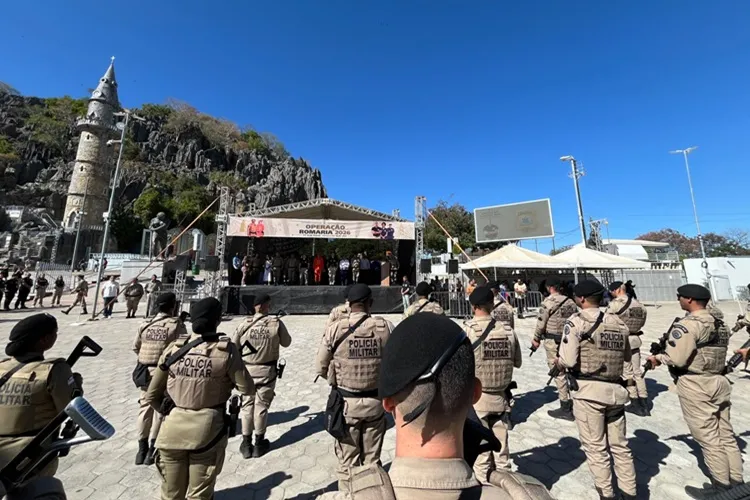 Com PM reforçada no ar, na terra e na água, Operação Romaria segue em Bom Jesus da Lapa