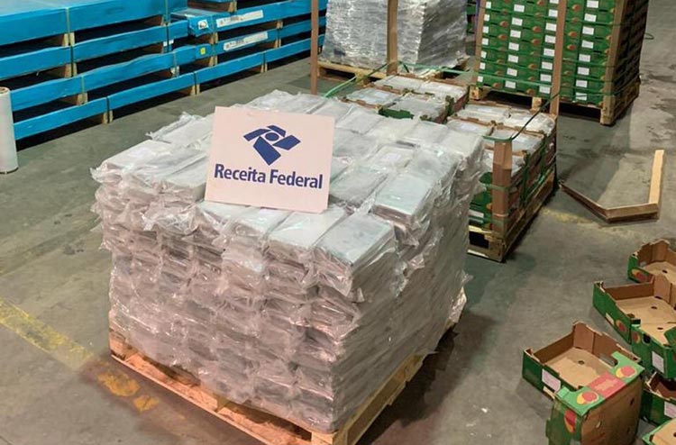 Apreendida no porto de Salvador mais de 1 tonelada de cocaína