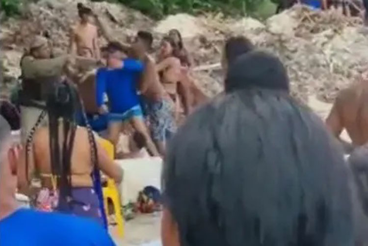 Policial militar é agredido com garrafada na cabeça em praia de Ilhéus