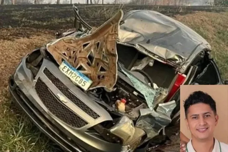 Árvore em chamas cai em cima de carro e mata motorista em São Paulo