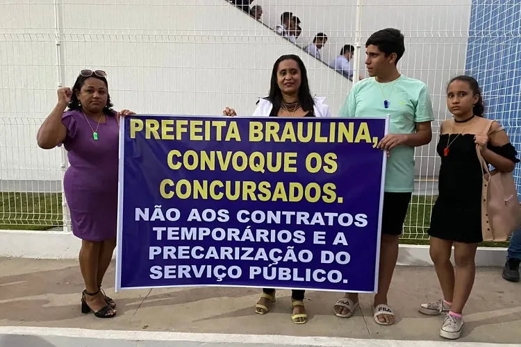 Aracatu: Manifestação dos professores sensibiliza o governador, 'atingimos nosso objetivo'
