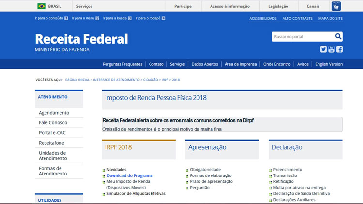 Mais de 180 mil contribuintes no estado já enviaram declaração do Imposto de Renda