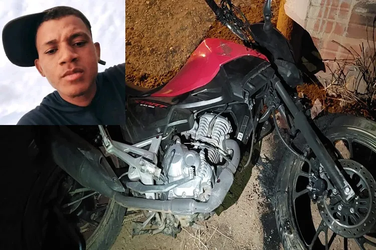 Jovem de 23 anos bate moto em muro e morre carbonizado em Malhada