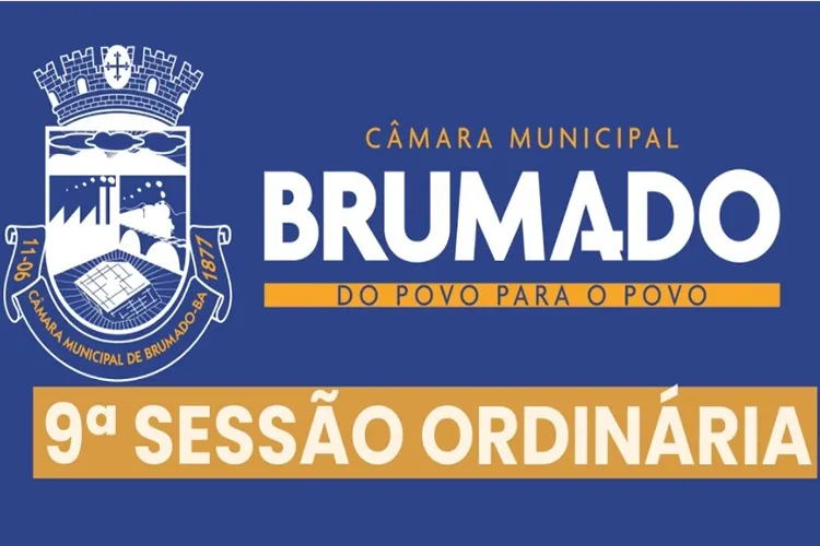 AO VIVO: 9ª Sessão Ordinária da Câmara de Vereadores de Brumado