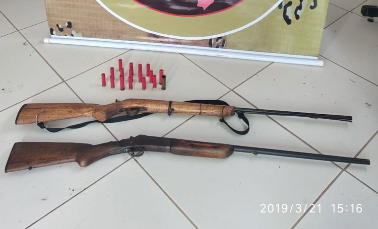 Armas e munições são encontradas em área de reserva na cidade de Candiba