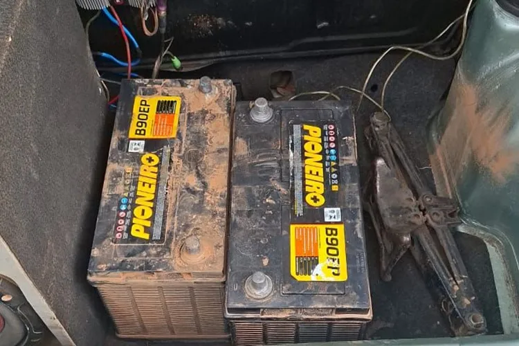 46ª CIPM recupera baterias furtadas de oficina em Livramento de Nossa Senhora