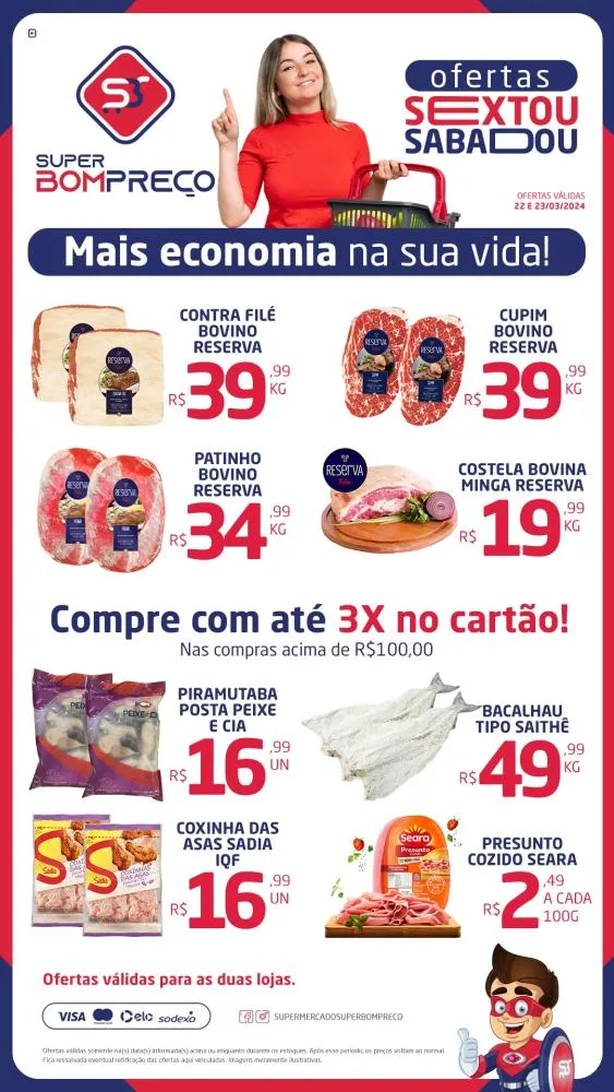 Confira as promoções no Supermercado Super Bom Preço em Brumado