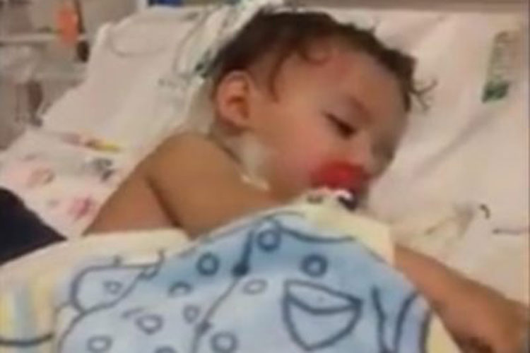 Família inicia campanha nas redes sociais para cirurgia de criança com tumor cerebral em Jussiape