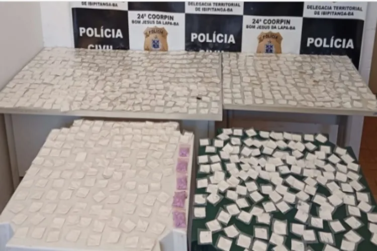 4ª CIPM apreende mais de 1 mil papelotes de cocaína e LSD em Ibipitanga