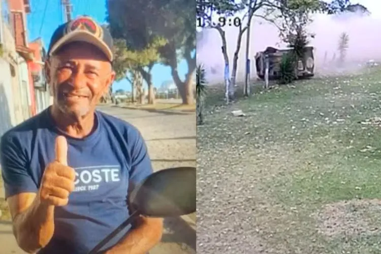 Idoso morre a caminho de almoço de família após carro capotar em Itabela