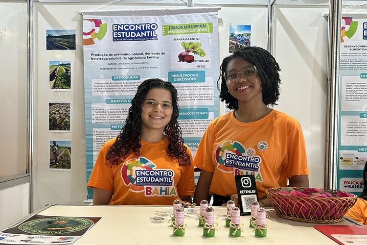 Jovens cientistas desenvolvem pré-treino natural a partir da beterraba em Barra da Estiva