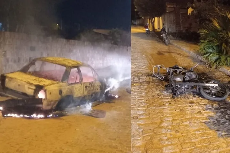 Briga entre enteado e padrasto termina com veículos incendiados em Malhada de Pedras