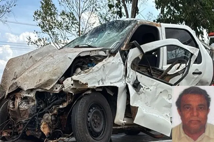 Idoso de Guanambi morre após colidir carro contra poste na BA-152 em Macaúbas