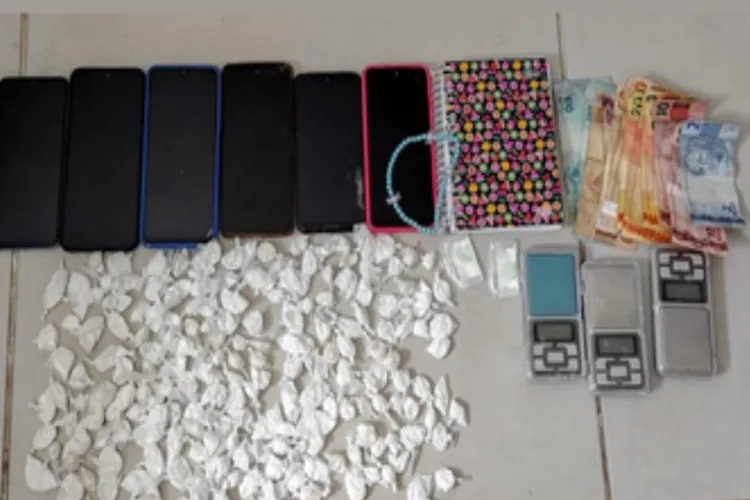 80ª CIPM desarticula rede de tráfico de drogas composta por mulheres em Cândido Sales