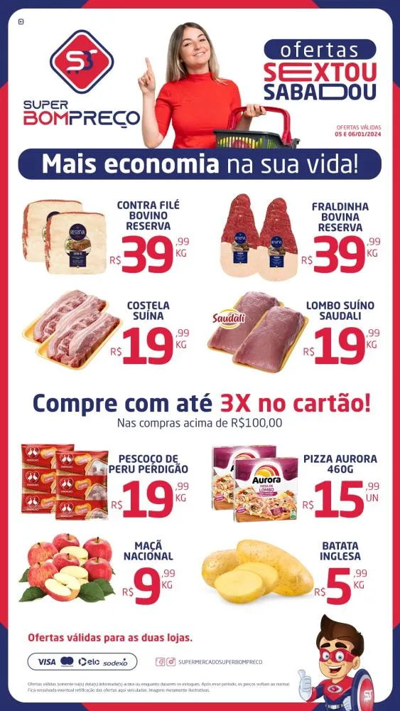 Confira as promoções no Supermercado Super Bom Preço em Brumado