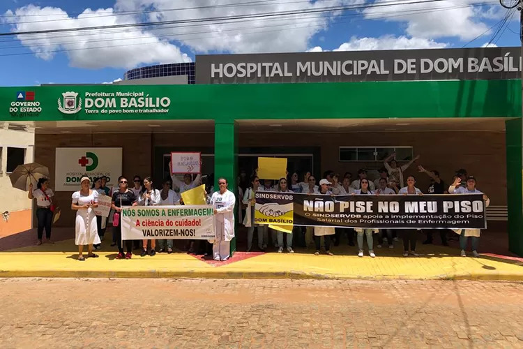 Dom Basílio: Profissionais de enfermagem cobram do STF liberação do piso salarial