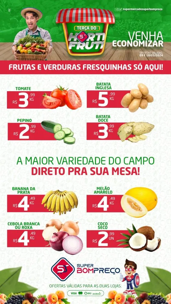 Confira as promoções no Supermercado Super Bom Preço em Brumado