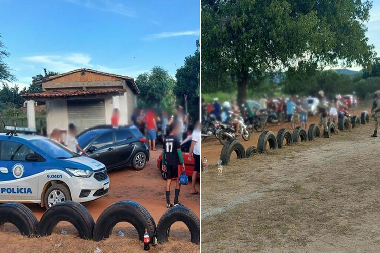 Evento de futebol com aglomeração de pessoas é dispersado na zona rural de Macaúbas
