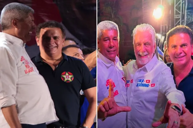 Deputado do PL declara apoio a Jerônimo Rodrigues e cola adesivo do PT no peito