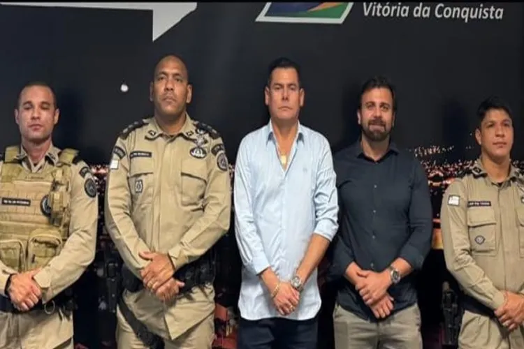 77ª CIPM se reúne com presidente da CDL de Vitória da Conquista