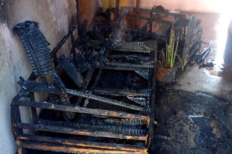 Homem coloca fogo em residência e é peso pela Polícia Militar em Brumado