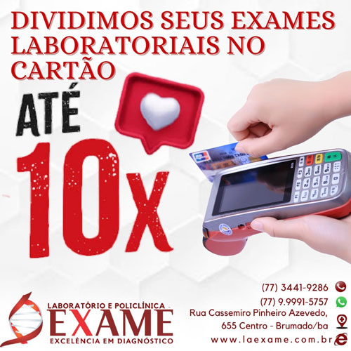Com alta tecnologia, Laboratório Exame garante resultados confiáveis e seguros