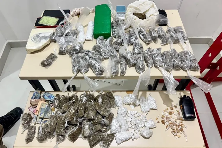 Ação da PM apreende grande quantidade de drogas e munições em Barra do Choça