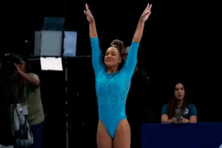 Rebeca Andrade volta com ouro no Pan de ginástica artística