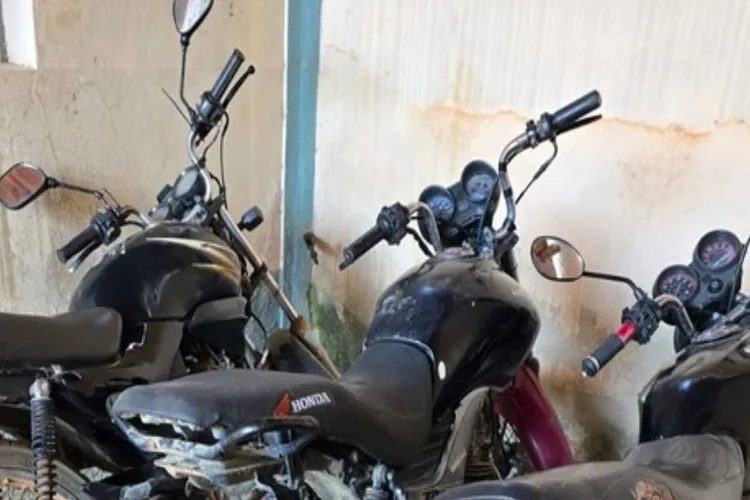 80ª CIPM apreende três motos com acusações de roubo na zona rural de Tremedal
