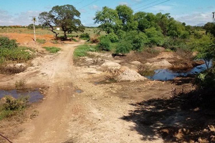 Dom Basílio: Rio Brumado está seco após cheia que durou seis dias