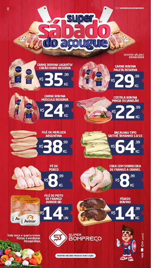Confira as promoções no Supermercado Super Bom Preço em Brumado