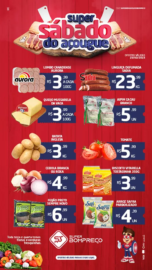 Confira as promoções no Supermercado Super Bom Preço em Brumado