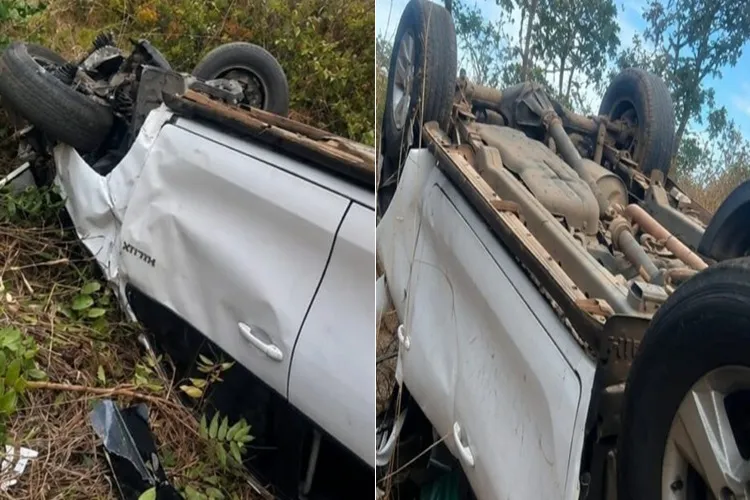 Presidente da Câmara de Urandi sofre fraturas após capotamento na BR-365
