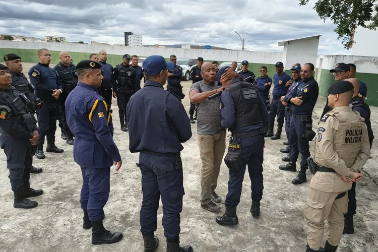 Para garantir ordem pública, PM e GCM de Brumado se unem em treinamento técnico