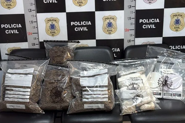 Homem é preso em flagrante com drogas e equipamentos eletrônicos em Feira de Santana