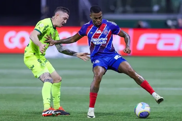 Bahia é superado pelo Palmeiras e conhece a quarta derrota no Brasileirão
