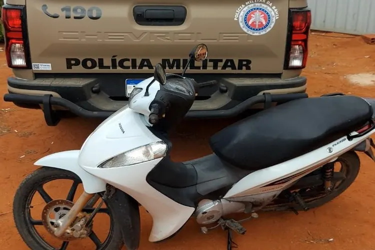 24º BPM recupera motocicleta com sinais de adulteração em Tanhaçu