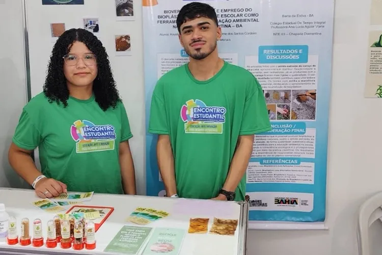 Estudantes de Barra da Estiva criam bioplásticos à base de abacate, milho e mandioca