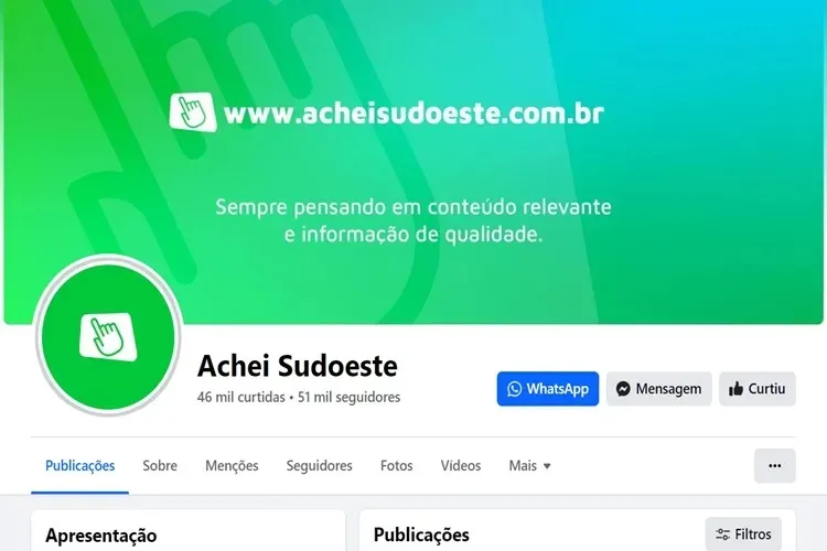 Justiça defere liminar e Facebook terá que devolver página hackeada do Achei Sudoeste