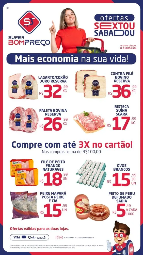 Confira as promoções no Supermercado Super Bom Preço em Brumado