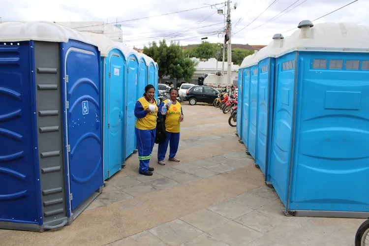Banheiros Químicos garantem logística de organização do 7 de Setembro em Brumado