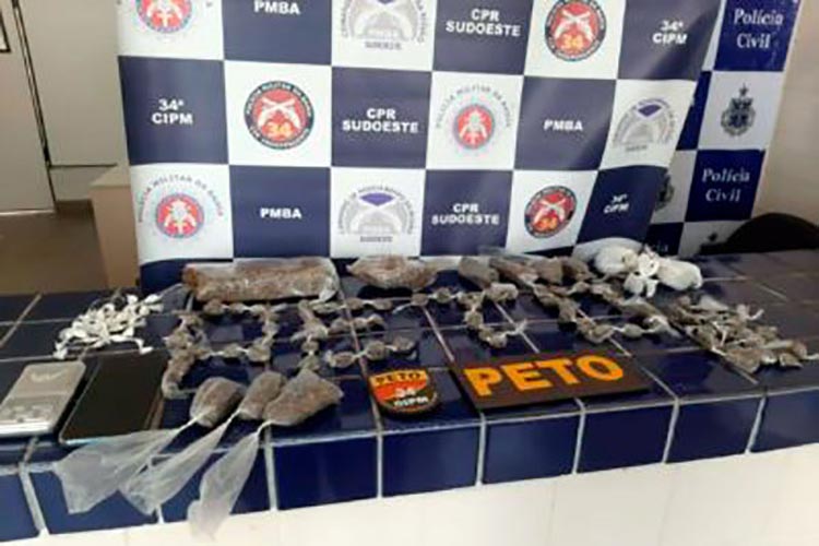 Brumado: 34ª CIPM desarticula tráfico de drogas no Bairro São Félix