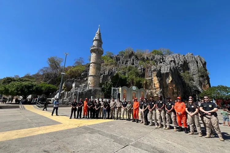 Com PM reforçada no ar, na terra e na água, Operação Romaria segue em Bom Jesus da Lapa